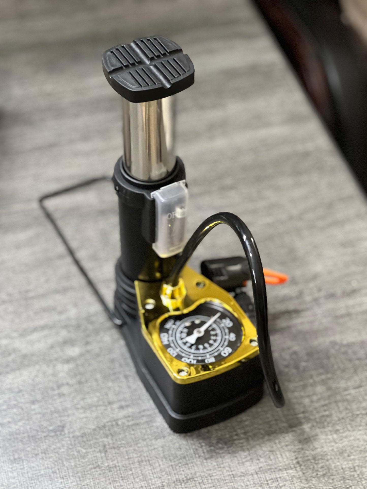 Original Foot Air Pump with Gauge