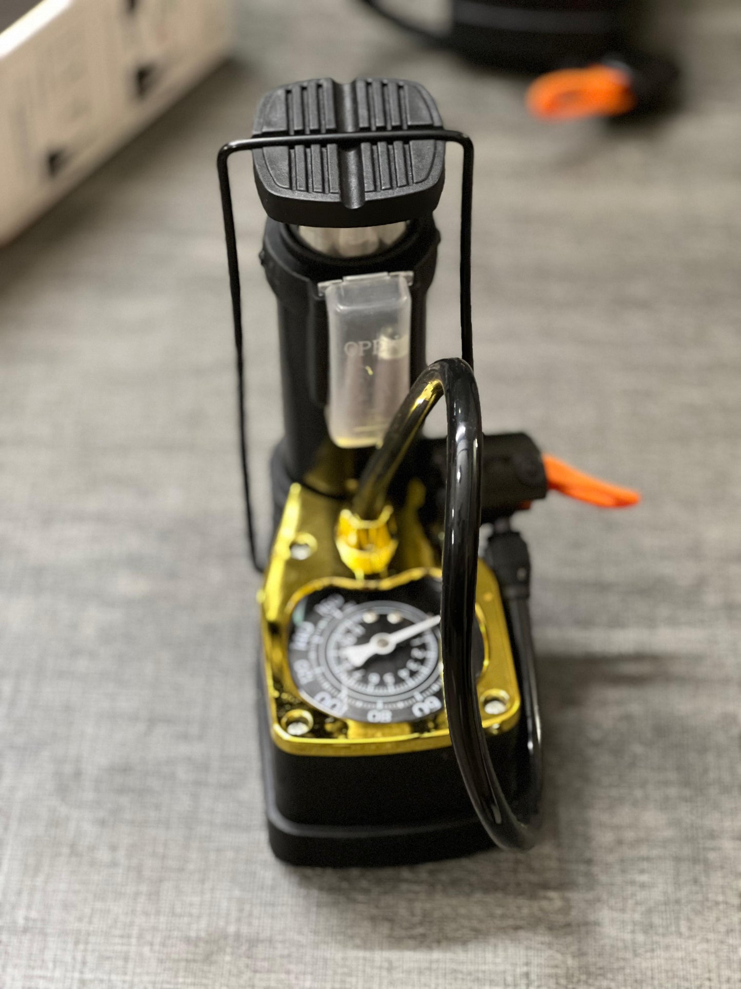 Original Foot Air Pump with Gauge
