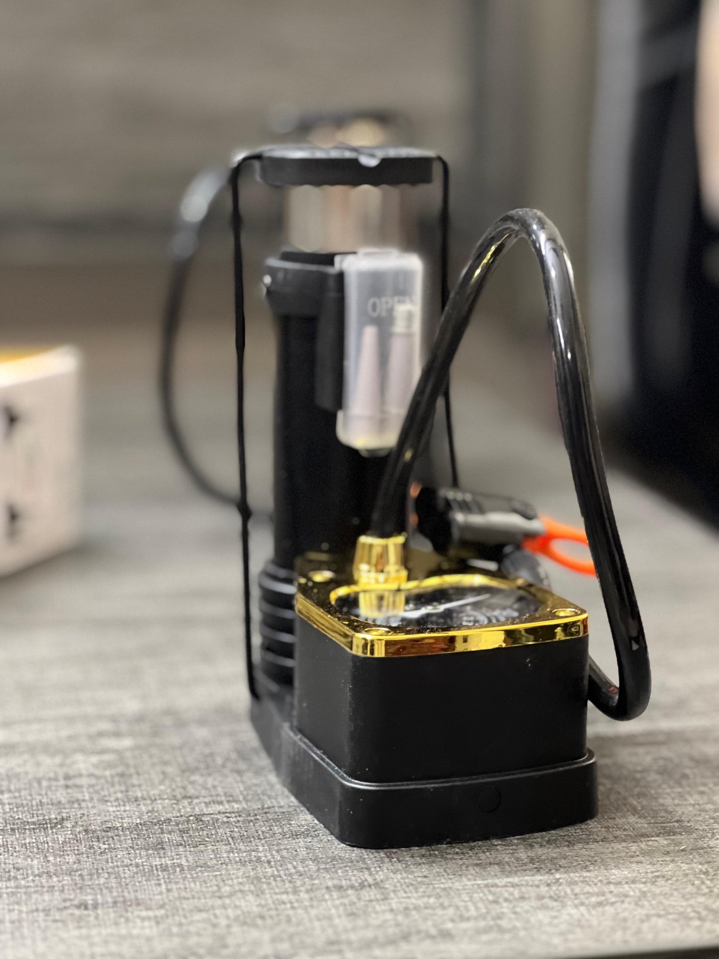 Original Foot Air Pump with Gauge